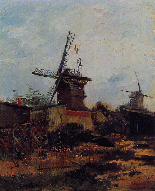 지느러미 모양의 풍차 날개(Le Moulin de Blute-Fin), Oil on canvas, 1886, Bridgestone Museum of Art 